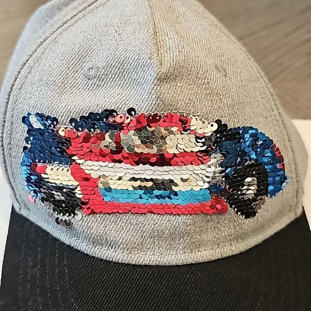 Car sequin hat H&M size 3-4Y